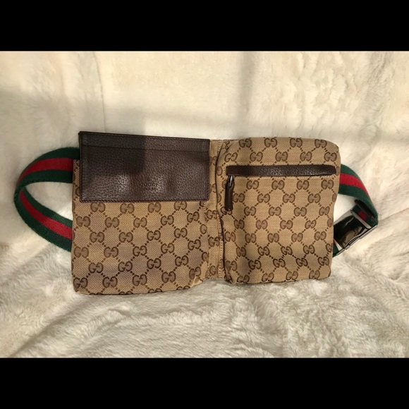 GUCCI Brown Canvas Fanny Pack - Picture 8 of 8
